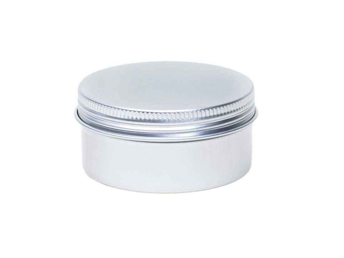 80ml Aluminiumdose mit Schraubdeckel | silber 80ml Aluminiumdose mit Schraubdeckel | silber