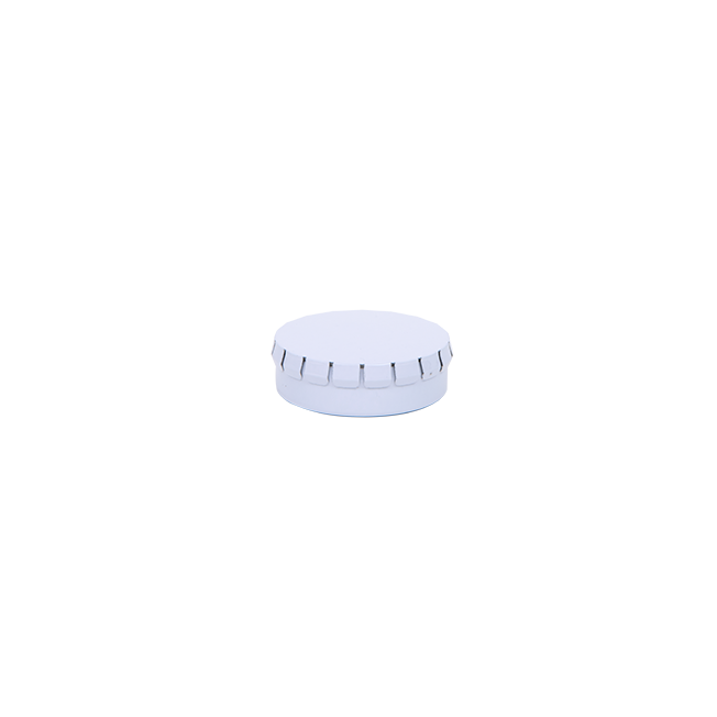 Klick-Klack Dose, Ø 53mm, Weiß Klick-Klack Dose, Ø 53mm, Weiß