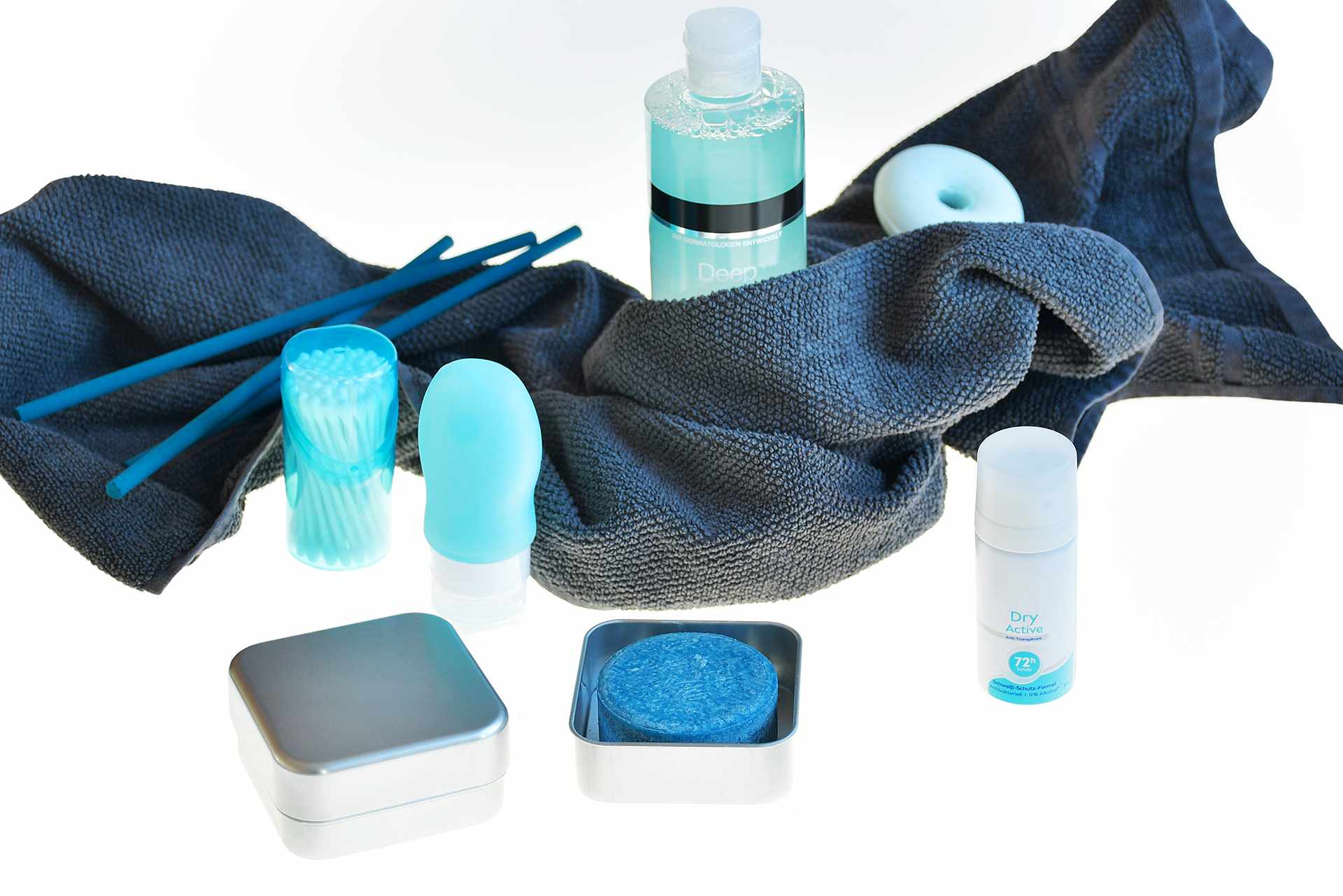 Quadratische Seifendose mit Abtropfschale Quadratische Seifendose mit Abtropfschale