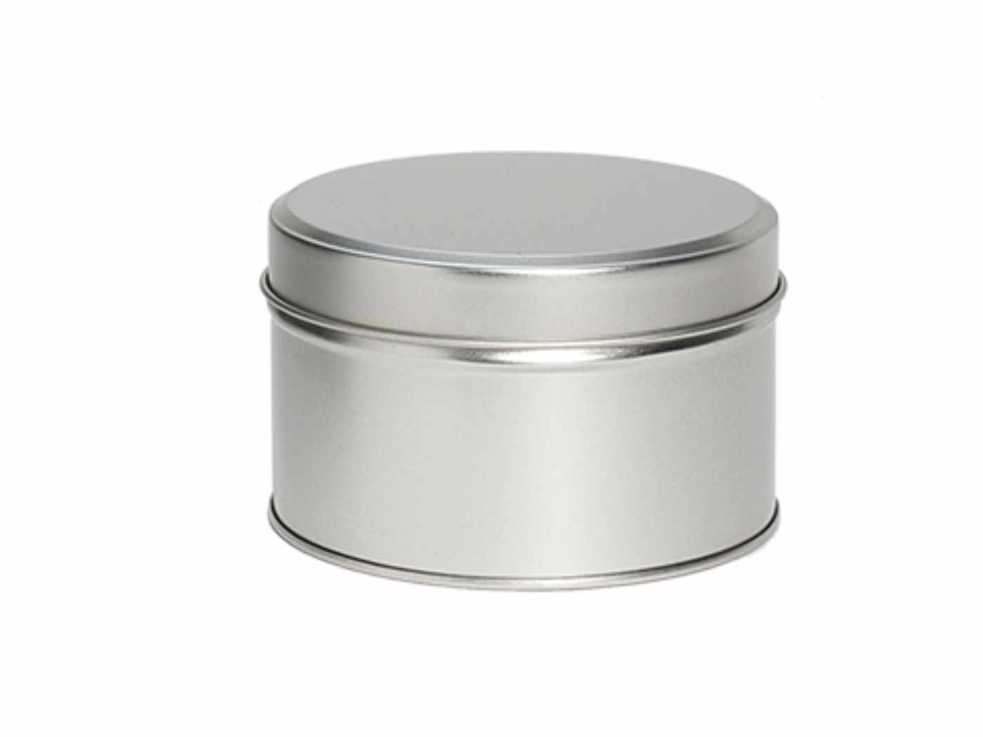 Runde Blechdose mit Stülpdeckel, klein Runde Blechdose mit Stülpdeckel, klein