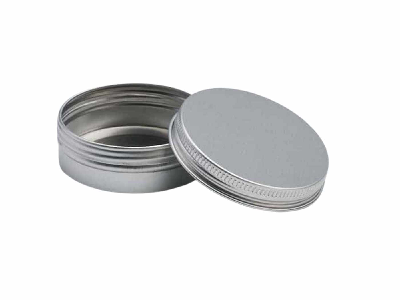 35ml Aluminiumdose mit Schraubdeckel | silber