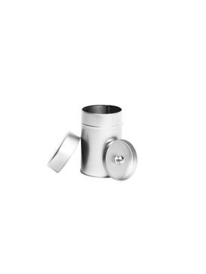 Teedose_silber_Aromadeckel_offen Teedose_silber_Aromadeckel_offen