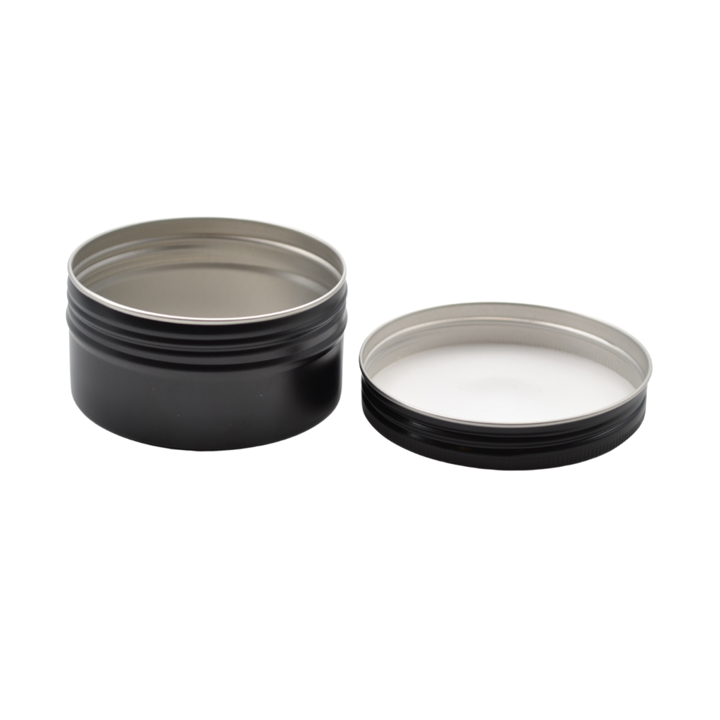 125ml Aluminiumdose mit Schraubdeckel | schwarz