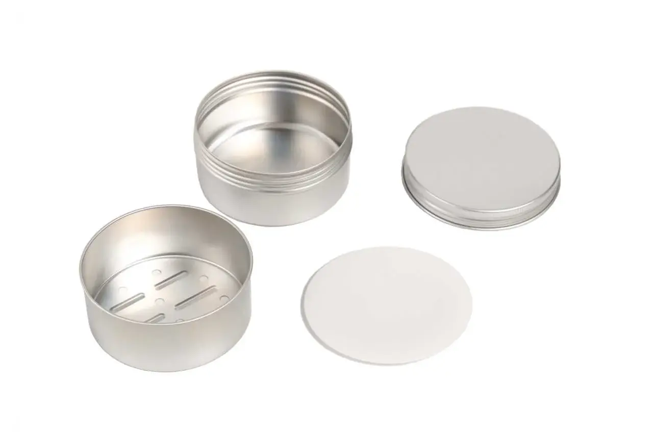 Große Seifendose, rund mit Abtropfgitter  Große Seifendose, rund mit Abtropfgitter