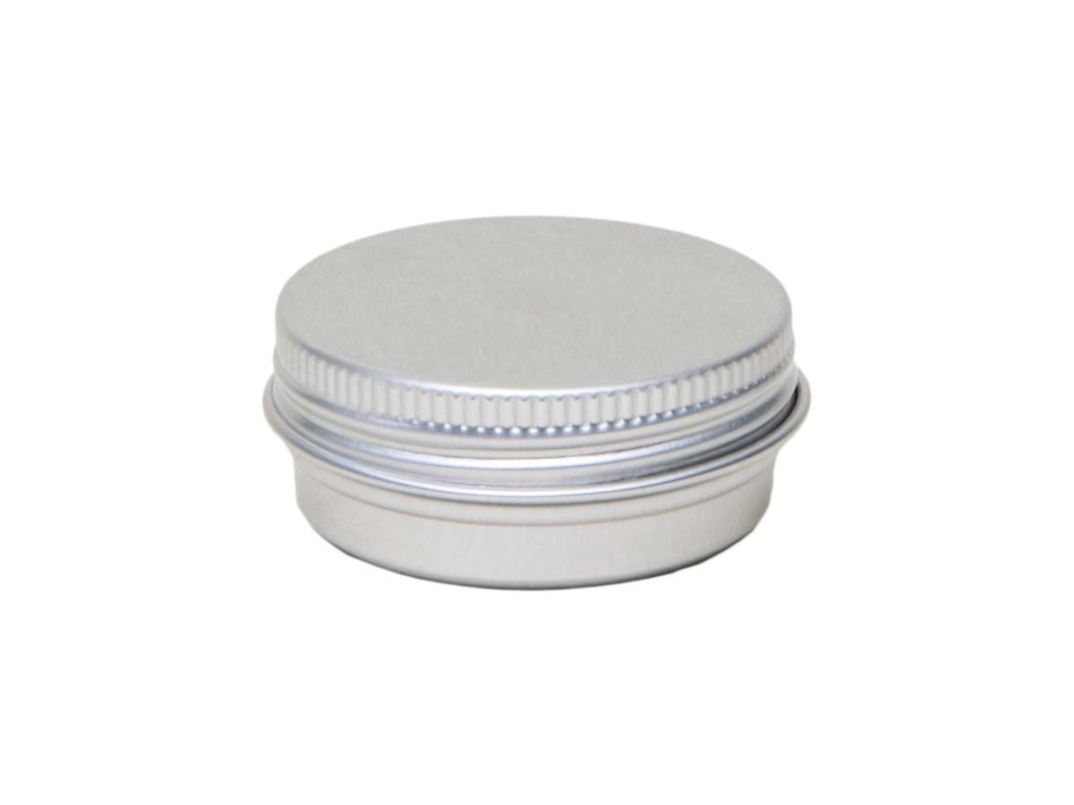 10ml Aluminiumdose mit Schraubdeckel | silber 10ml Aluminiumdose mit Schraubdeckel | silber