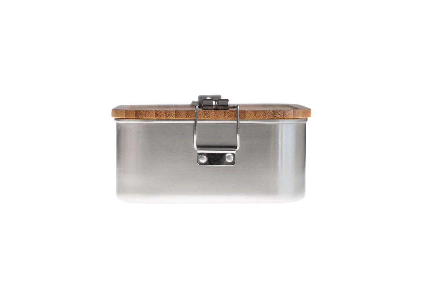 Lunchbox aus Edelstahl mit Bambusdeckel – 1800 ml Lunchbox aus Edelstahl mit Bambusdeckel – 1800 ml