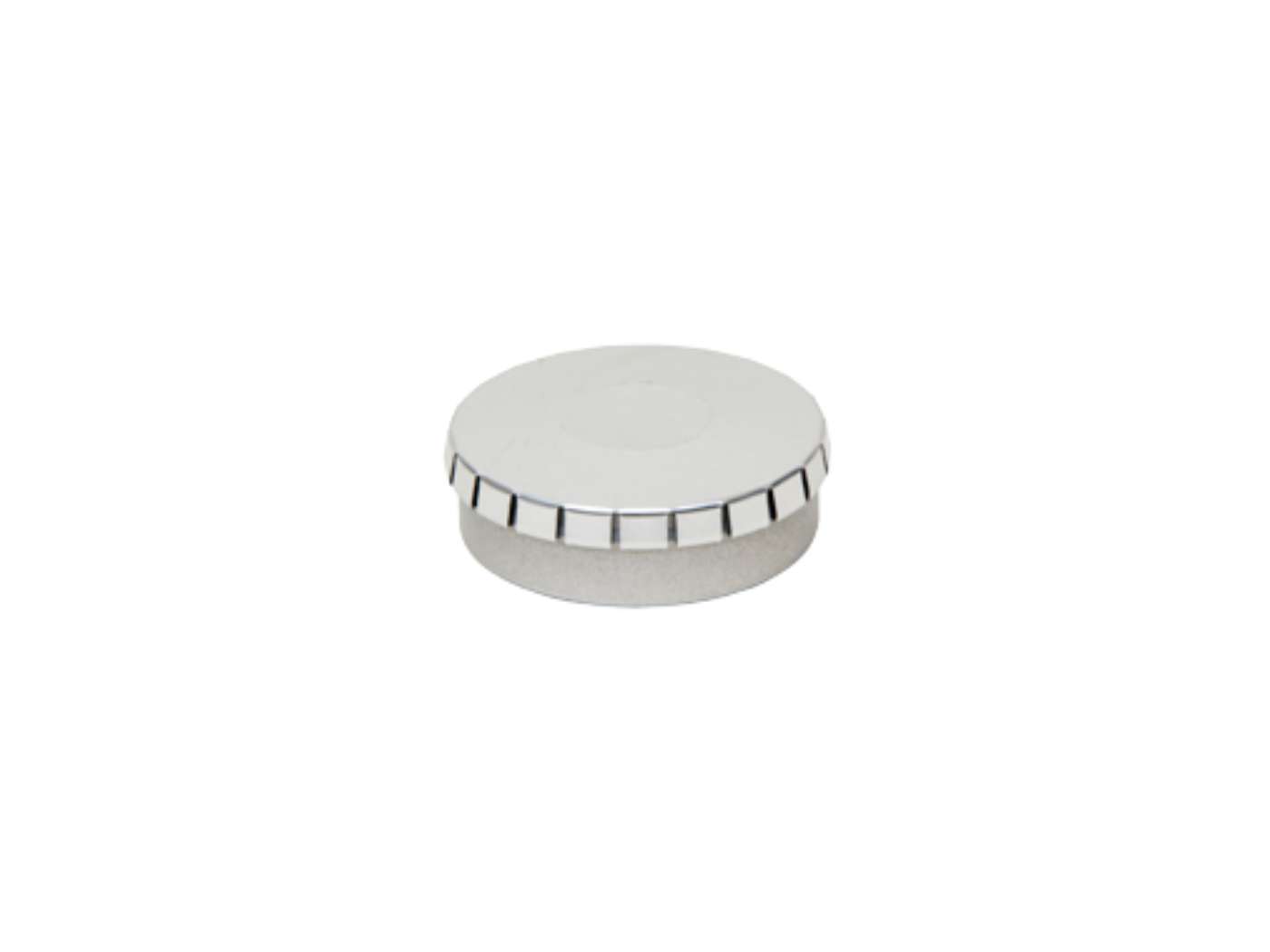 Klick-Klack Dose Ø65mm, Silbern Klick-Klack Dose Ø65mm, Silbern