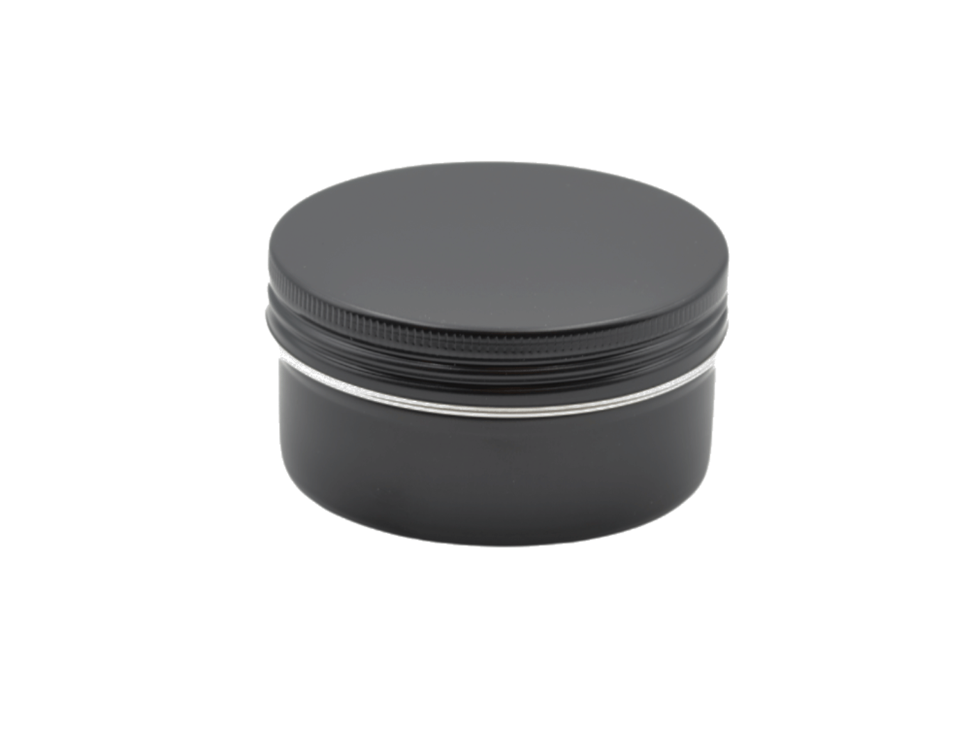 125ml Aluminiumdose mit Schraubdeckel | schwarz