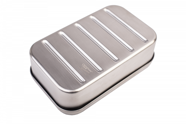 Lunchbox Edelstahl mit Buchendeckel, 1100ml  Lunchbox Edelstahl mit Buchendeckel, 1100ml