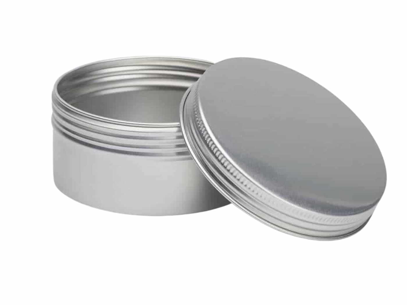 250ml Aluminiumdose mit Schraubdeckel | silber