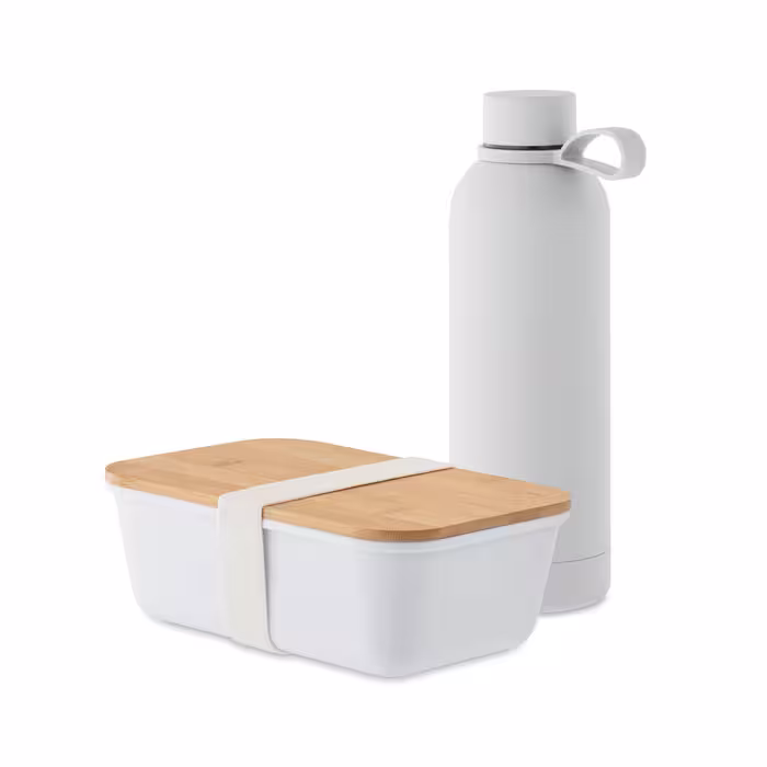 2-teiliges Lunch-Set - Mit Lunchbox und Isolierflasche