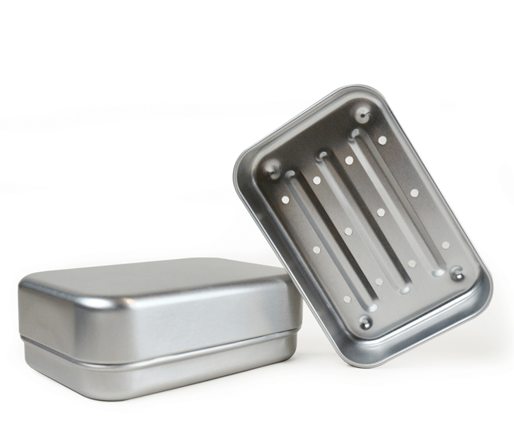 Seifendose mit Abtropfschale, 3-teilig Seifendose mit Abtropfschale, 3-teilig