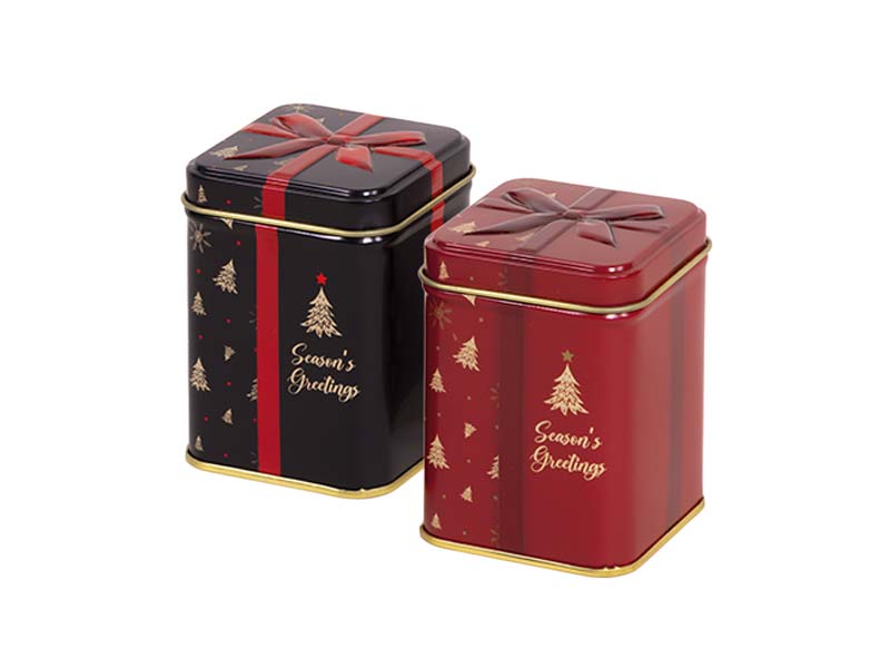 Quadratische Weihnachtsdose, klein Quadratische Weihnachtsdose, klein