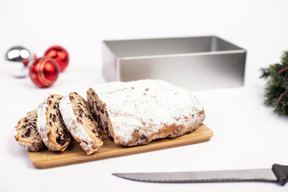 Stollen Dose mit Bambusdeckel, 2700ml 