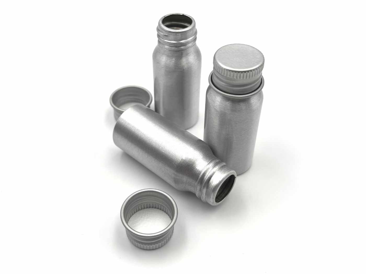Aluminiumflasche | 15ml | silber