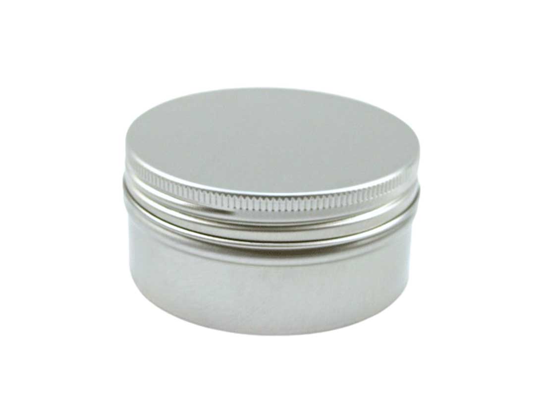 40ml Aluminiumdose mit Schraubdeckel | silber 40ml Aluminiumdose mit Schraubdeckel | silber