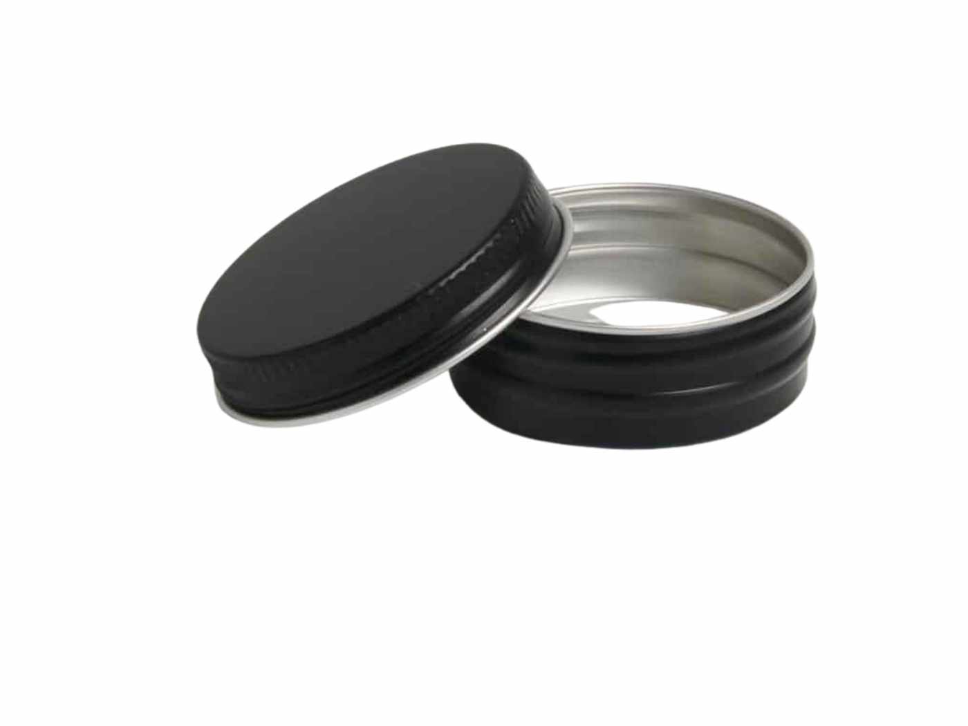 15ml Aluminiumdose mit Schraubdeckel | schwarz