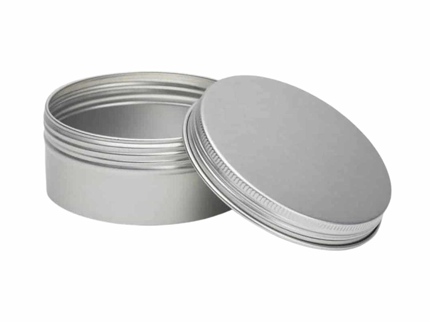 150ml Aluminiumdose mit Schraubdeckel | silber