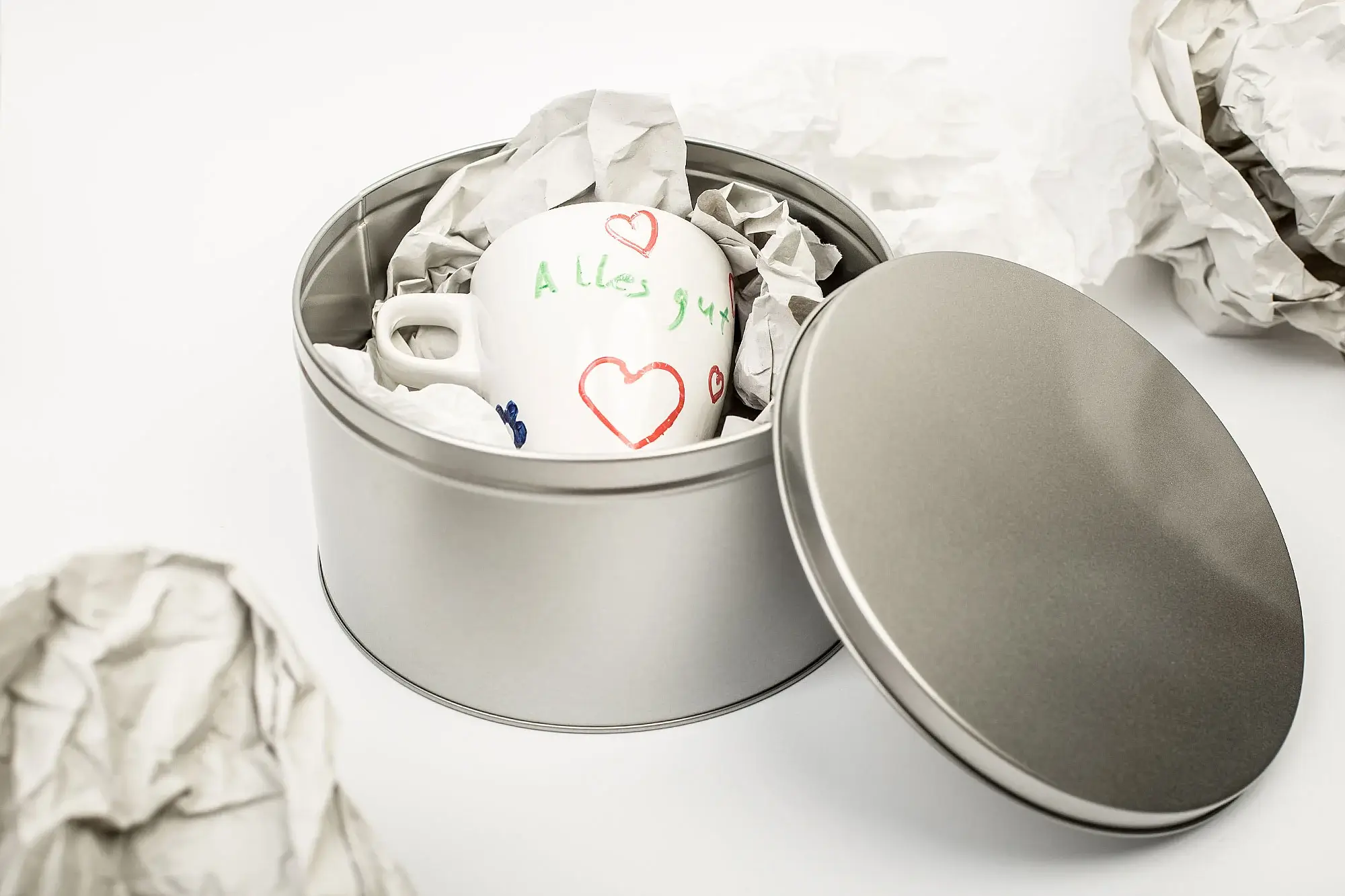 Runde Geschenkdose Runde Geschenkdose