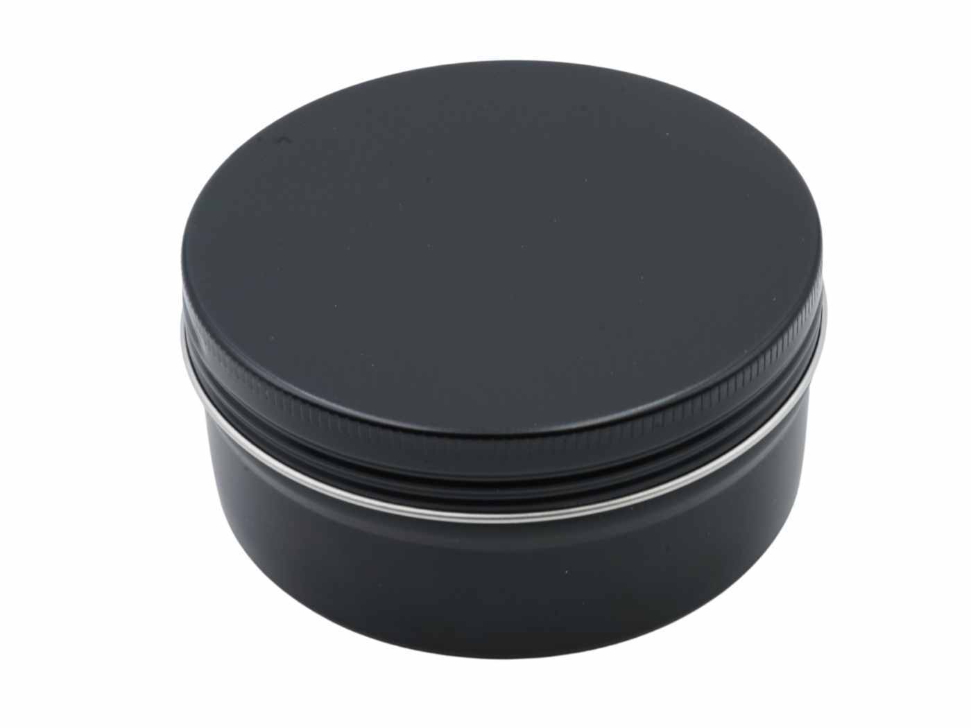 150ml Aluminiumdose mit Schraubdeckel | schwarz 