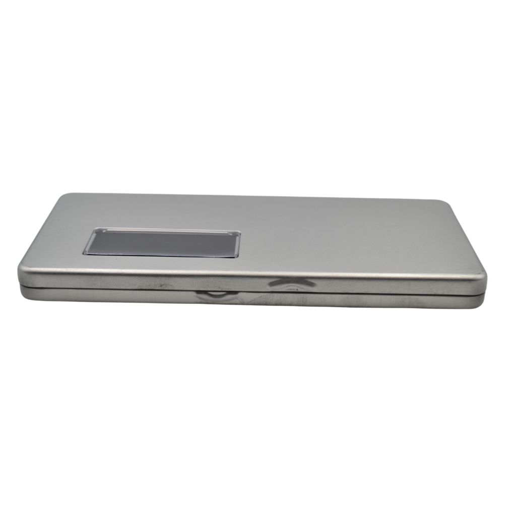 Brief Metalldose mit Fenster Brief Metalldose mit Fenster