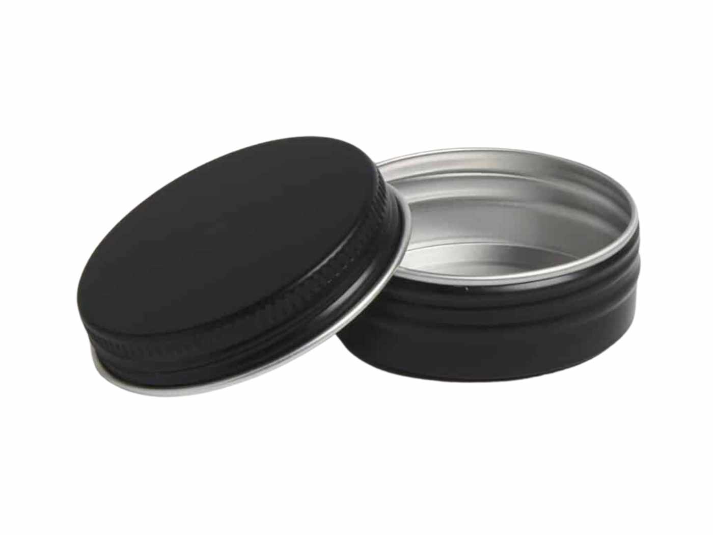 30ml Aluminiumdose mit Schraubdeckel | schwarz