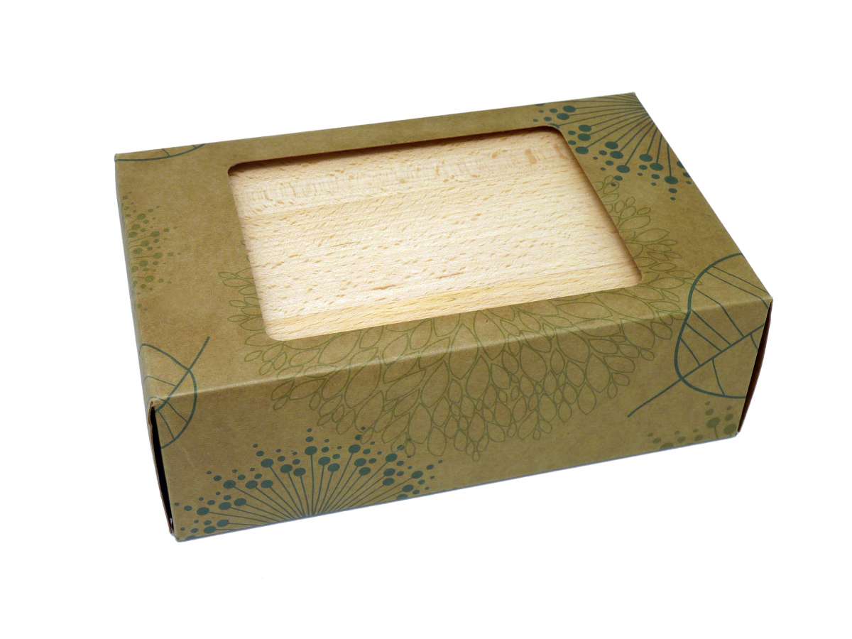 Lunchbox Edelstahl mit Buchendeckel, 1100ml  Lunchbox Edelstahl mit Buchendeckel, 1100ml