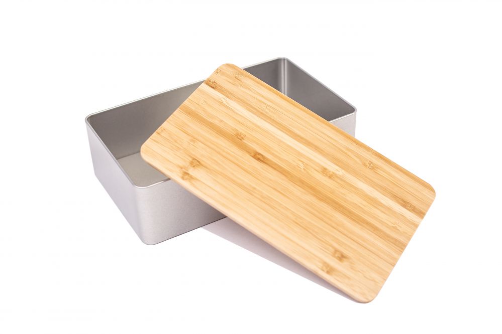 Stollendose mit Bambusdeckel, 2700ml  Stollendose mit Bambusdeckel, 2700ml