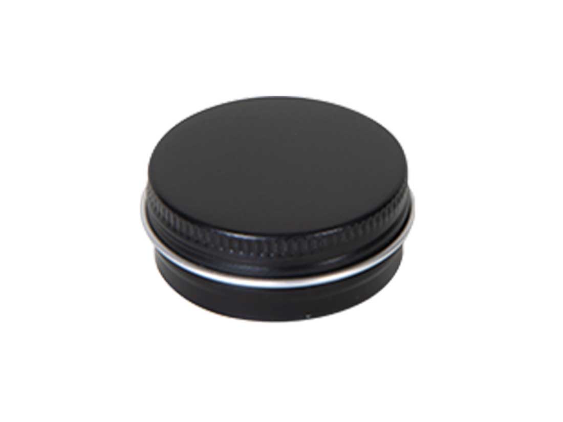 15ml Aluminiumdose mit Schraubdeckel | schwarz 15ml Aluminiumdose mit Schraubdeckel | schwarz