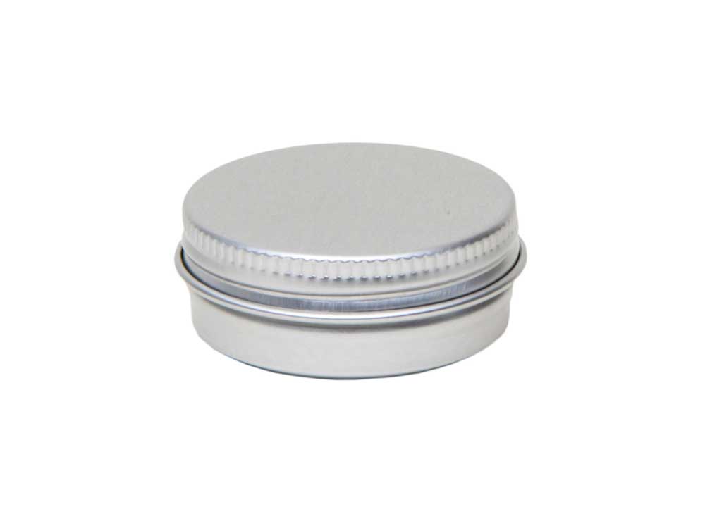 15ml Aluminiumdose mit Schraubdeckel | silber 15ml Aluminiumdose mit Schraubdeckel | silber