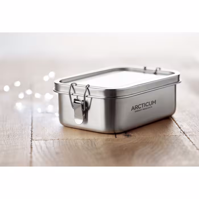 Edelstahl Lunchbox 750ml mit Klammern