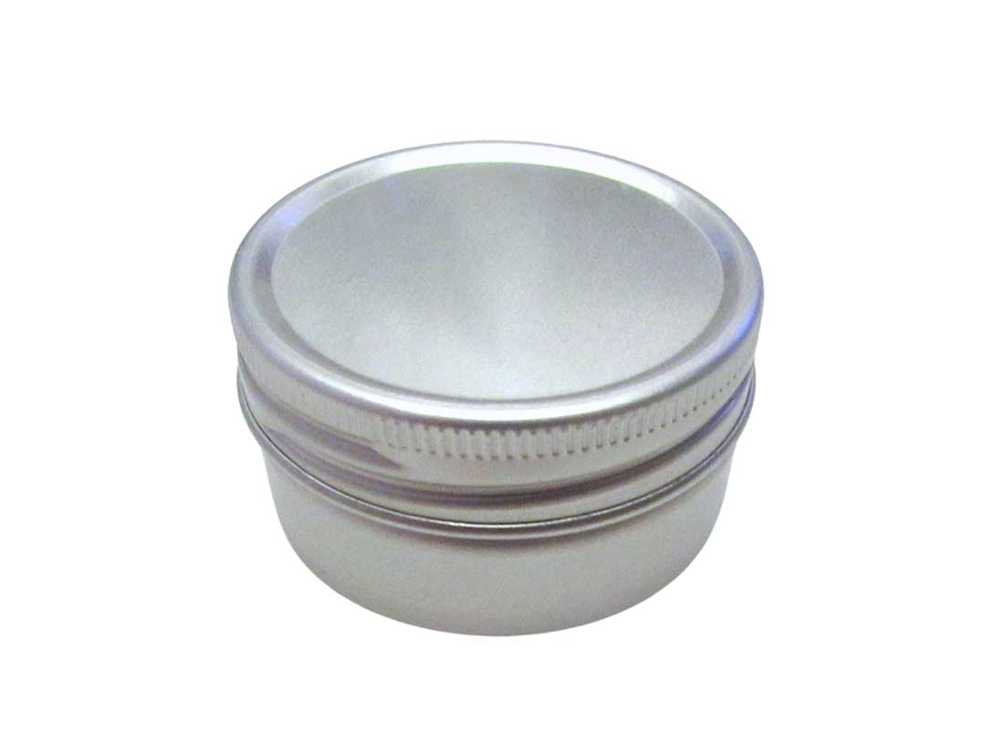 15ml Aluminiumdose mit Schraubdeckel | silber 15ml Aluminiumdose mit Schraubdeckel | silber