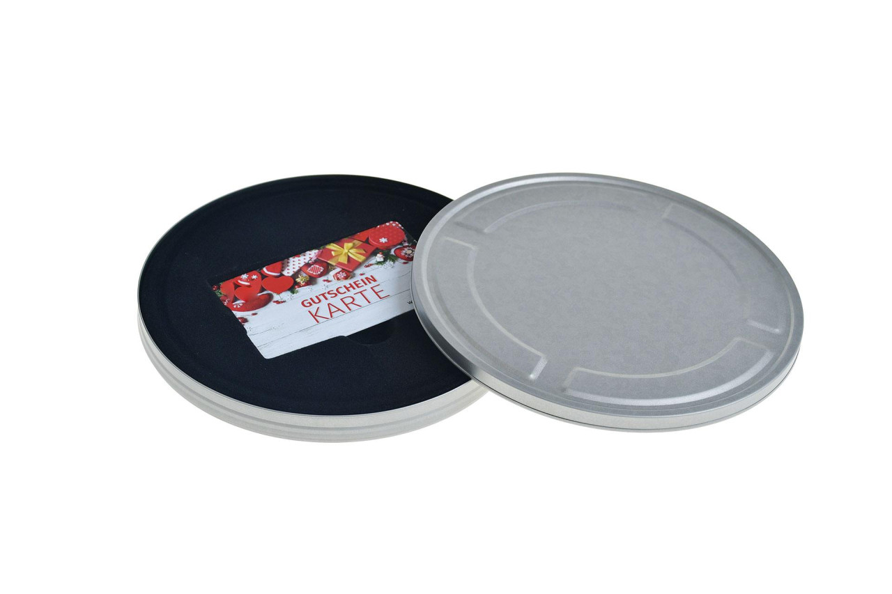 Filmdose für Geschenkgutscheine