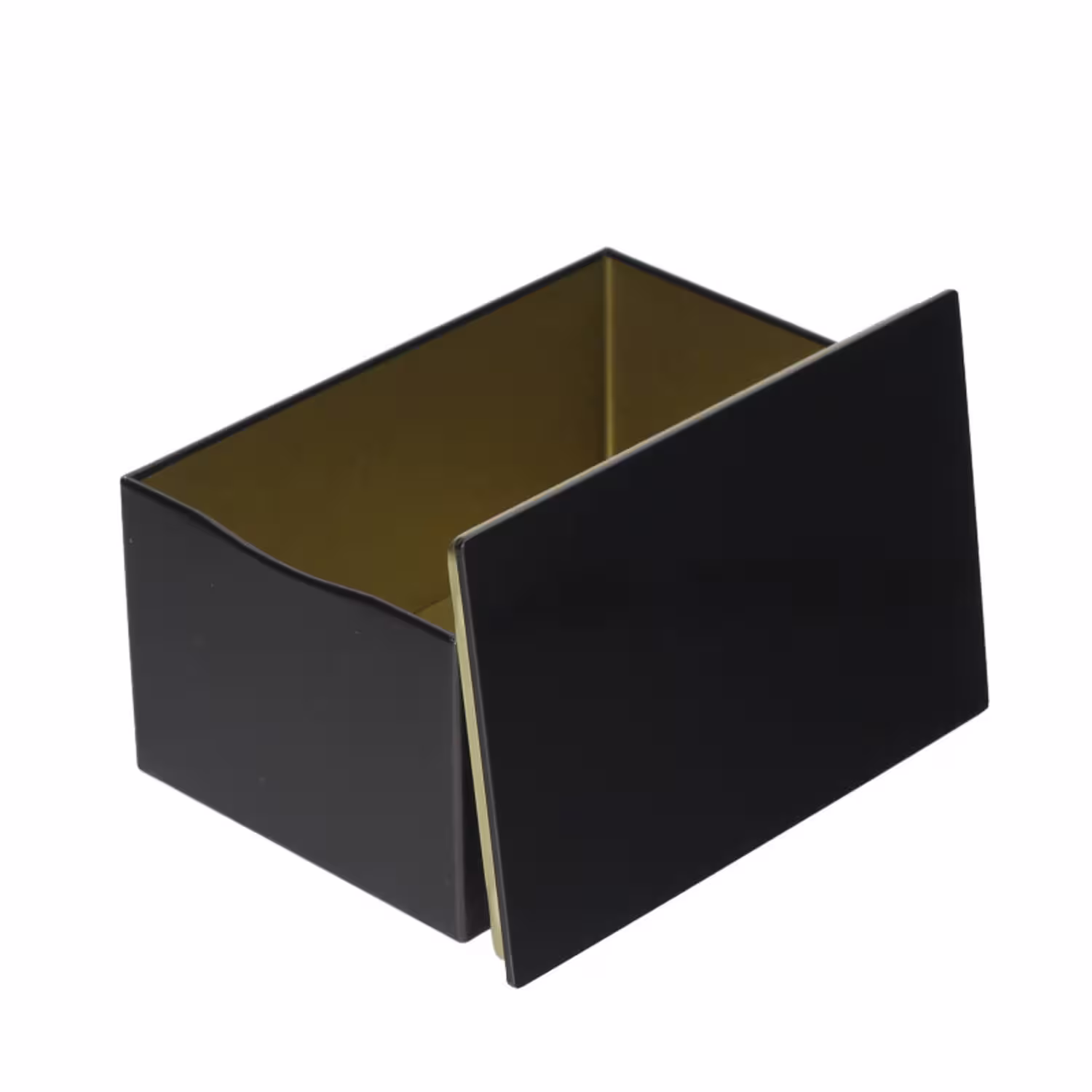 De Luxe Blechdose Schwarz 150 × 100 × 75 mm