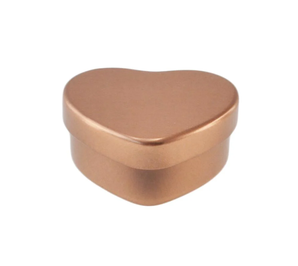 Roségold Herzdose, 20ml