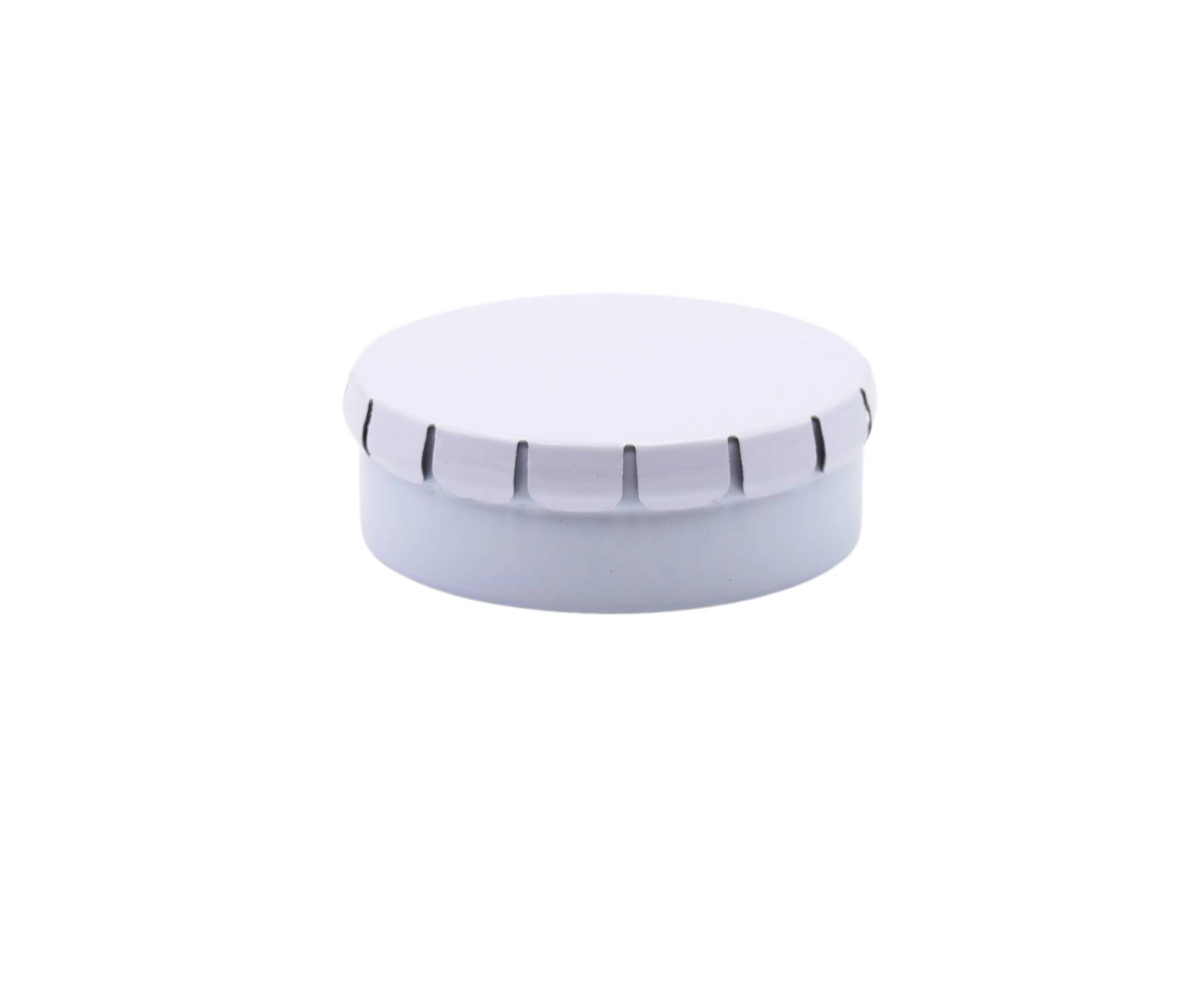 Klick-Klack Dose Ø45mm, Weiß Klick-Klack Dose Ø45mm, Weiß