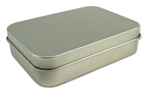 rechteckige Blechdose / Kartendose (105x75x25mm) ALT: GDO-I049